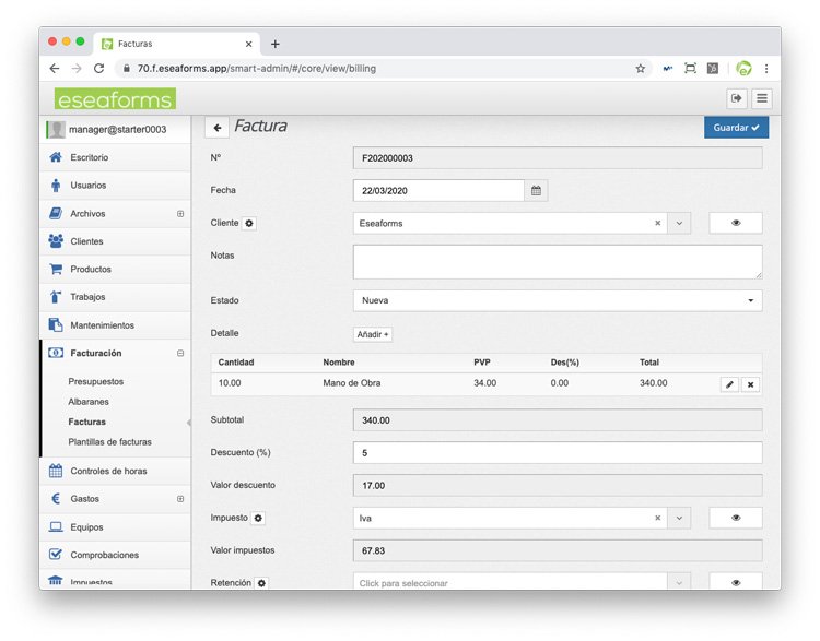 Software de facturación autónomos y pymes